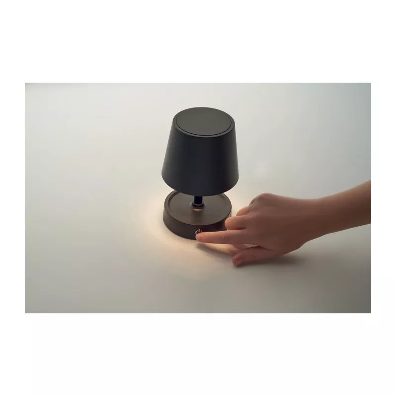 Lampka stołowa LED z akumulatorem 1200 mAh TAPLAMB - Czarny (MO2339-03)