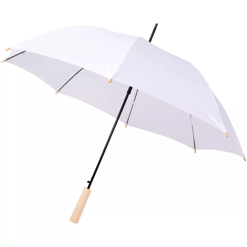 Parasol automatyczny Alina 23” wykonany z plastiku PET z recyklingu - Biały (10940002)