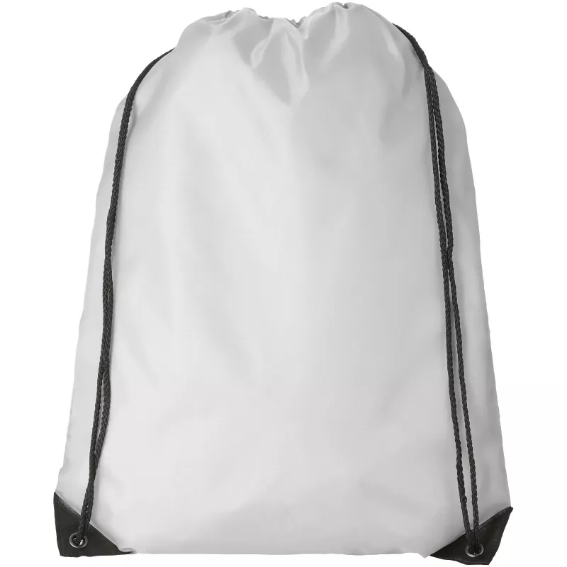 Plecak na sznurkach poliestrowy Oriole Premium, 33 x 44 cm - Biały (11938500)