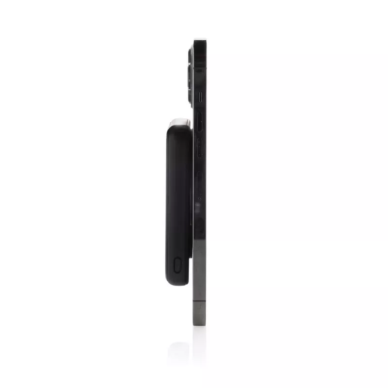 Magnetyczny bezprzewodowy power bank 5000 mAh, 5W Stellar - czarny (P322.5901)
