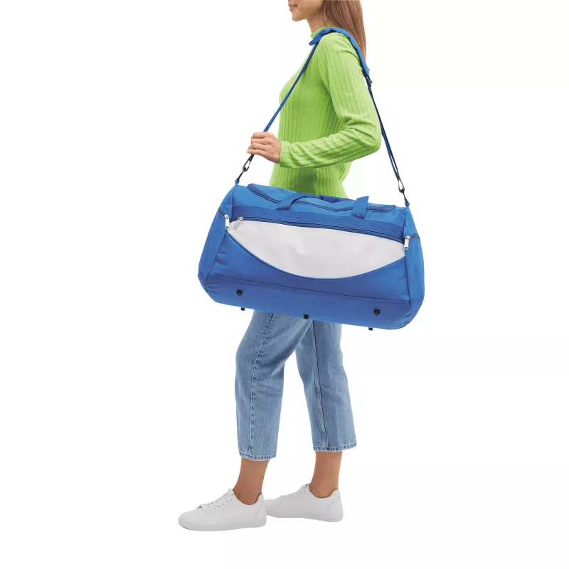 Torba na ramię - biały, niebieski (56-0805342)