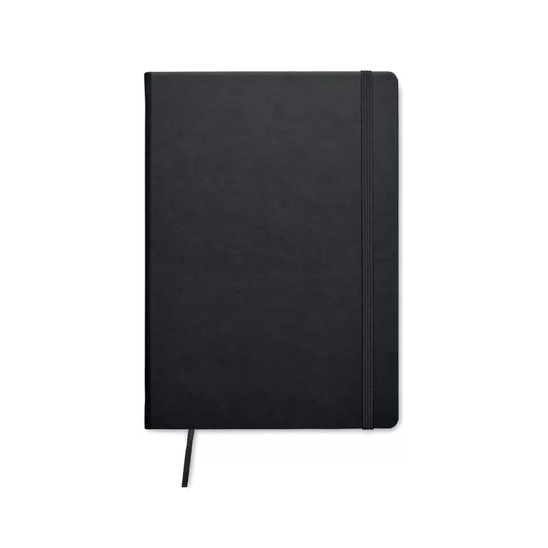 Notes A5 w okładce PU 100 kartek w linię OURS - Czarny (MO6580-03)