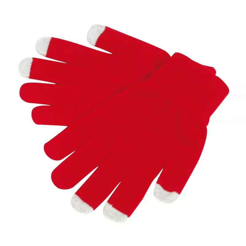 Rękawiczki dotykowe OPERATE - czerwony (56-0702412)