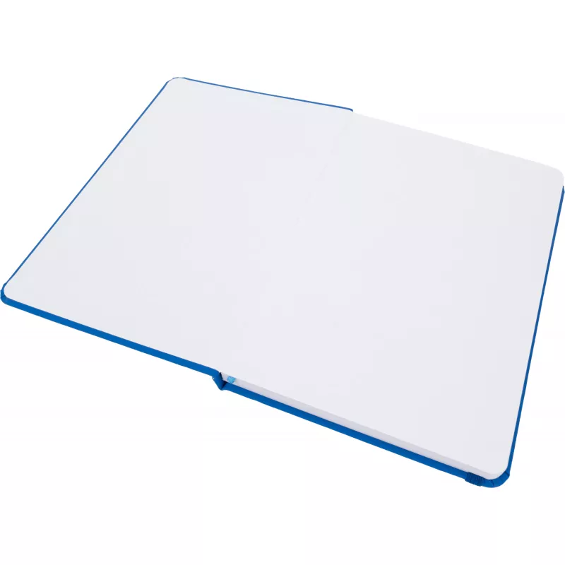 Notatnik A5 w linie z materiałów z recyklingu DOMINIK - niebieski (2526104)