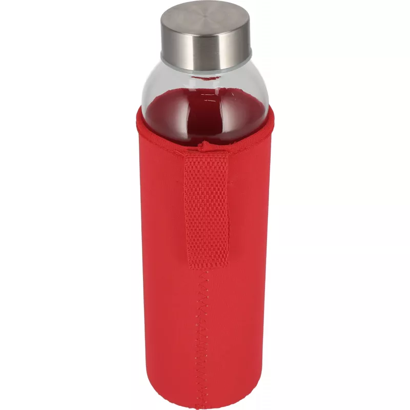 Butelka szklana KLAGENFURT 500 ml - czerwony (084205)