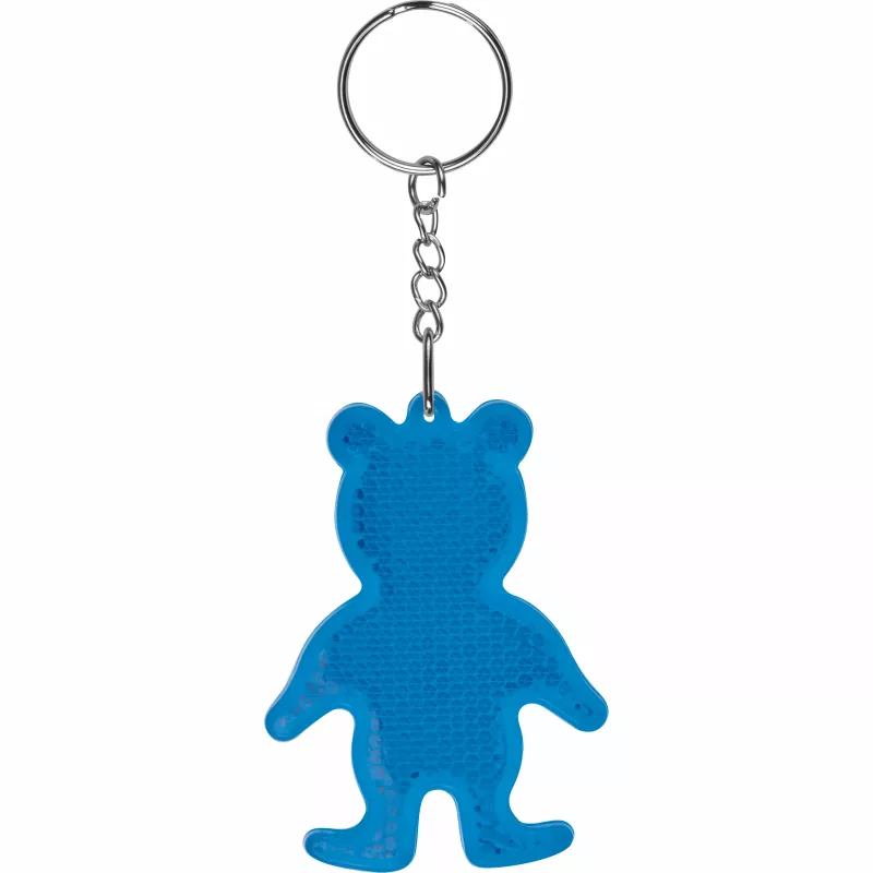 Brelok odblaskowy BEAR - niebieski (244904)