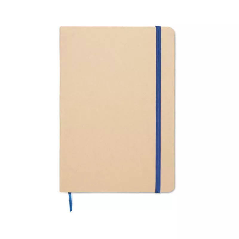 Notes A5 w okładce z kartonu 80 kartek w linię ROUTE - Niebieski (MO2580-04)