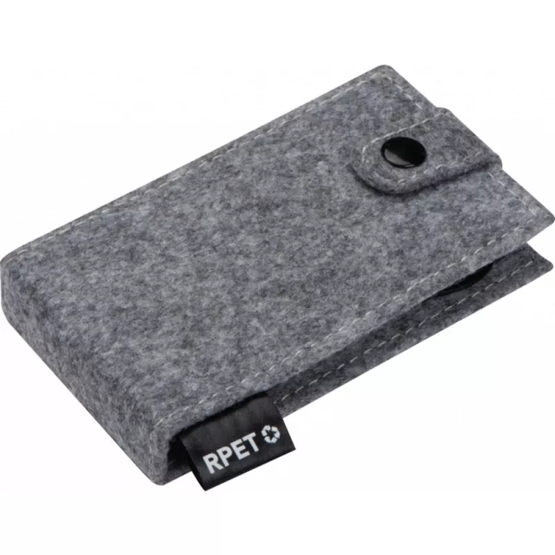 Zestaw do manicure rPET KRAKÓW - szary (375107)