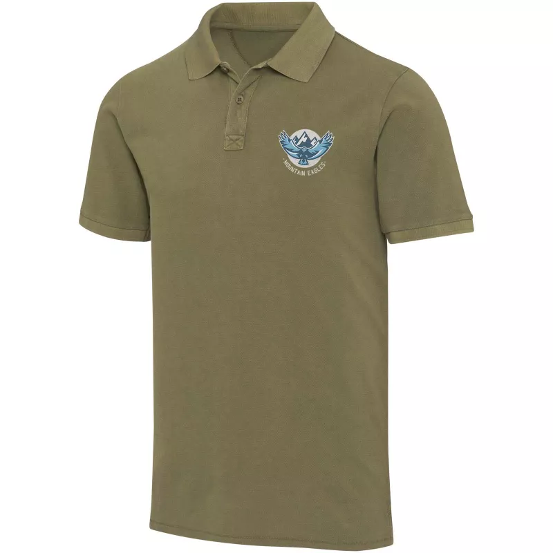Calgary 200 g/m2 sprana męska koszulka polo - Forest Green2 (39567-FOREST2)