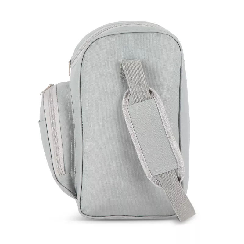 Torba chłodząca R-PET 600D 26 x 19 x 34cm 13L - szary (LT95394-N0061)