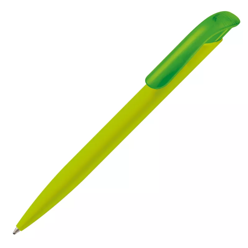 Miękki w dotyku długopis Atlas - jasnozielony (LT80828-N0032)