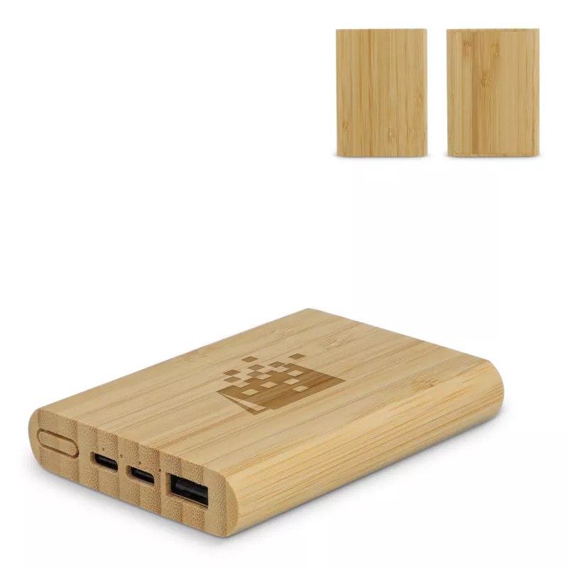 Powerbank Bamboo 5000 mAh - naturalny-t (LT95513-N0094)
