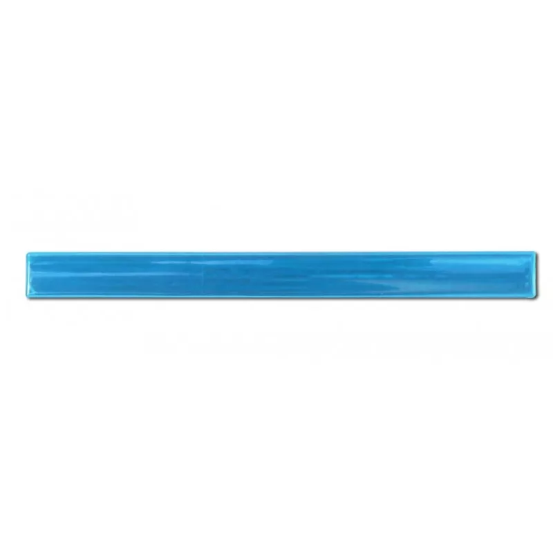 Opaska odblaskowa z nadrukiem reklamowym - niebieski odblaskowy (OPASKA-Niebieska)