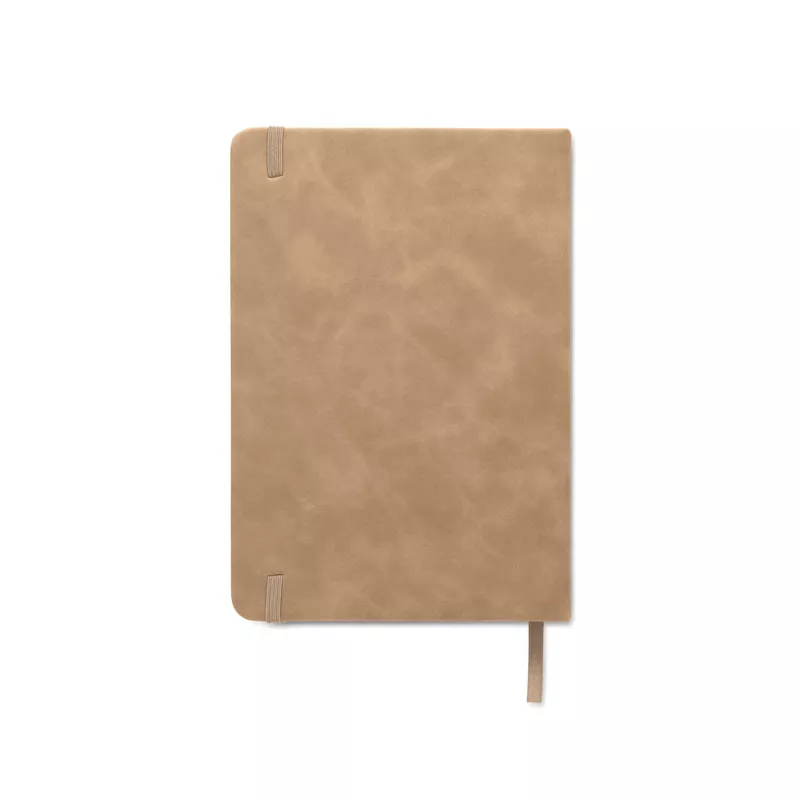 Notes A5 w twardej okładce z PU 80 kartek w linię TINT - Khaki (MO2664-39)