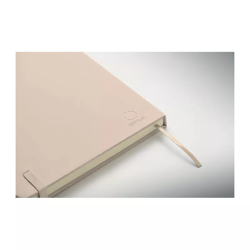 Notes A5 w okładce z PU 96 kartek w linię ARCOLOOP - Zgaszona Biel (MO3124-43)