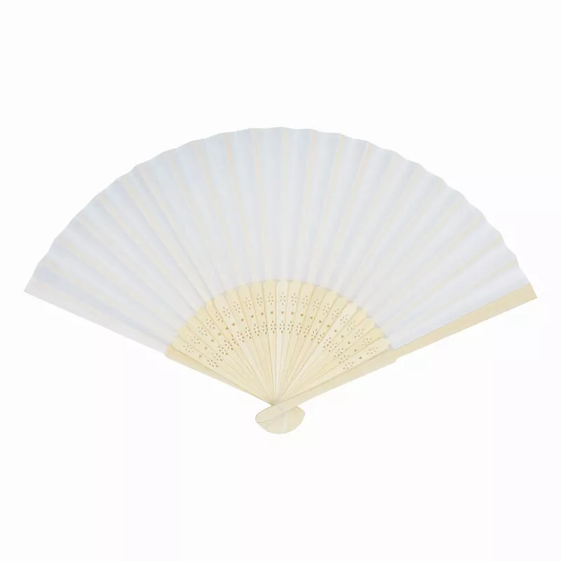 Składany wachlarz - biały (56-0906031)
