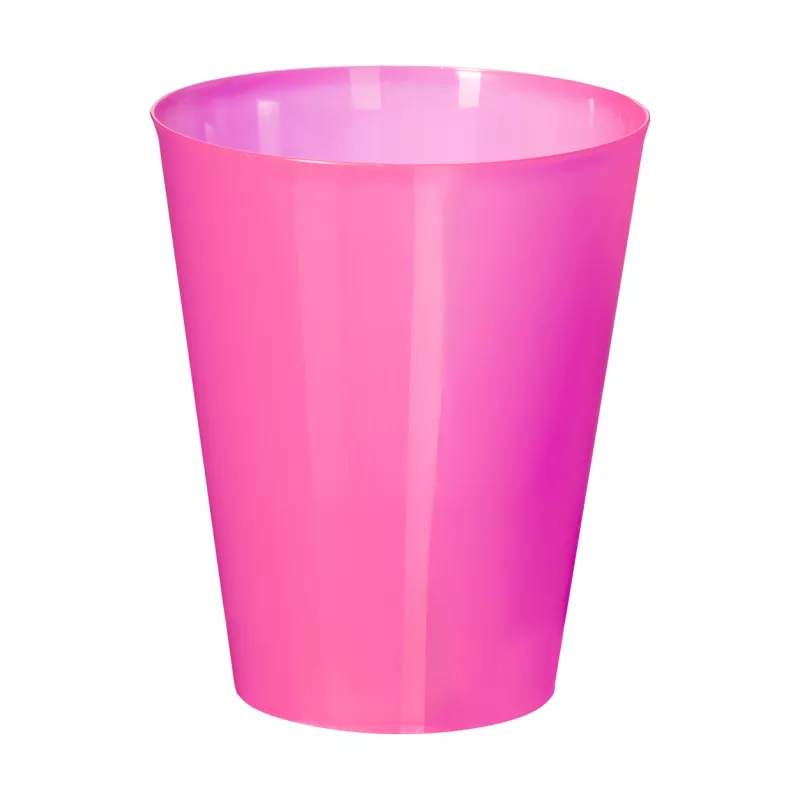 Kubek plastikowy 500 ml Colorbert - różowy (AP735365-04)