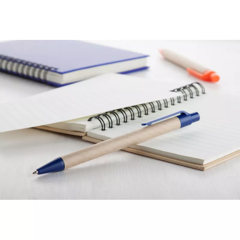 Długopis z papieru z recyklingu Tori  - niebieski (AP791082-06)