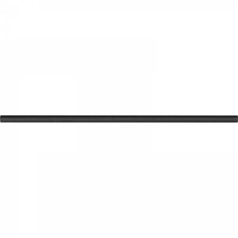 Słomki do napojów tekturowe 100 szt. CARTER - czarny (8149103)