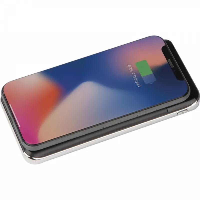 Power bank 8000 mAh indukcyjny SEBASTIANO - czarny (3082303)