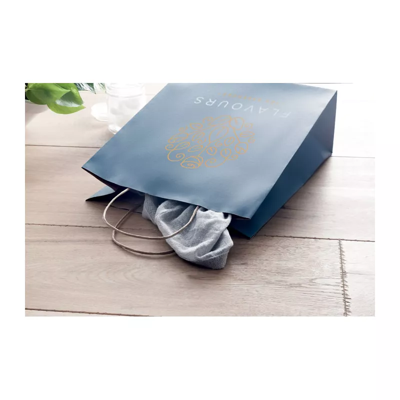 Torba prezentowa papierowa mała 90 g/m² PAPER TONE S - Niebieski (MO6172-04)