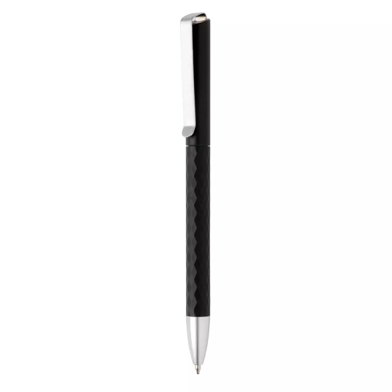 Długopis plastikowy z metalowym klipem - czarny (V1998-03)