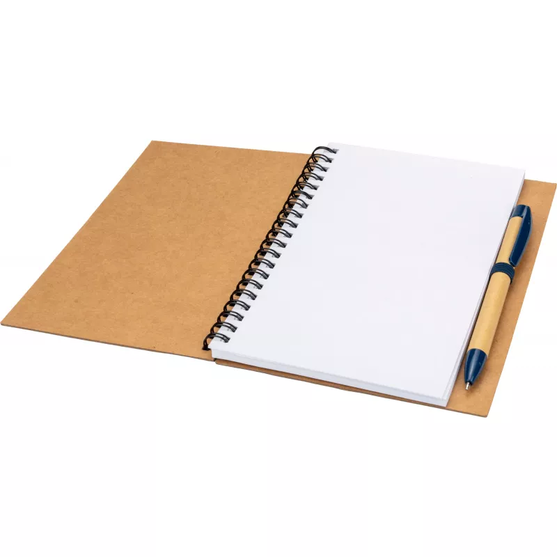 Notes A5 z czystymi stronami z papieru z recyklingu RAVENNA - granatowy (434144)