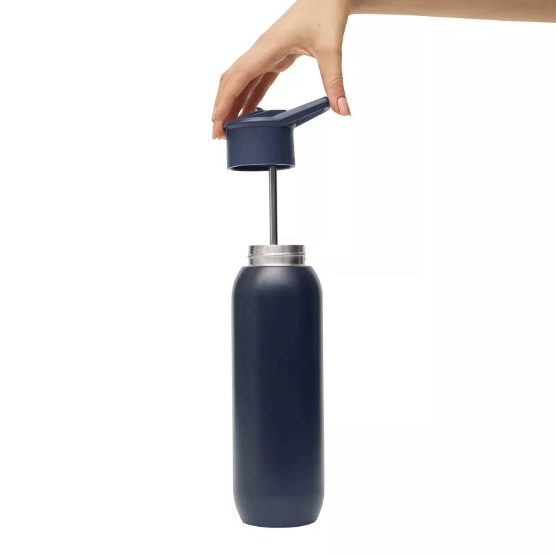 Butelka termiczna z podwójną izolacją - granatowy (56-0304810)