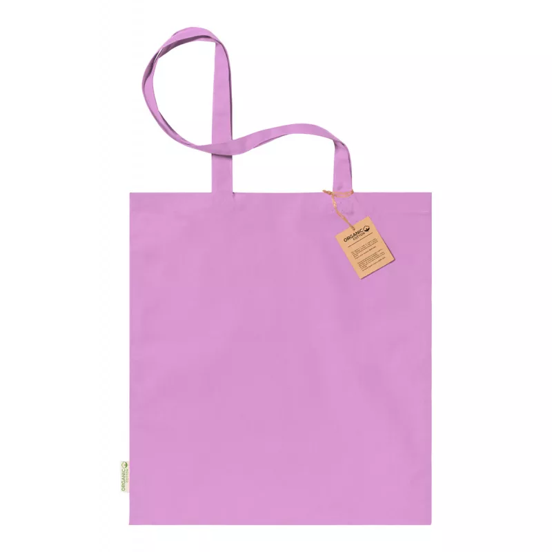 Klimbou bawełniana torba na zakupy - różowy (AP722213-04)