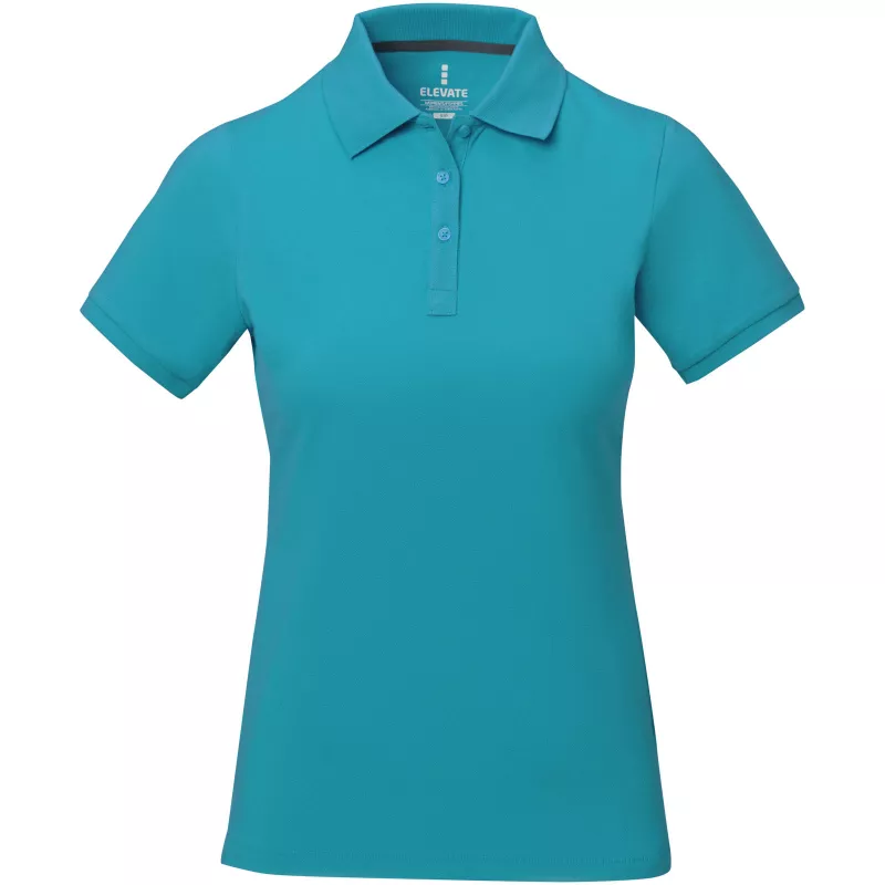 Damskie polo Calgary z krótkim rękawem - Morski (38081-AQUA)