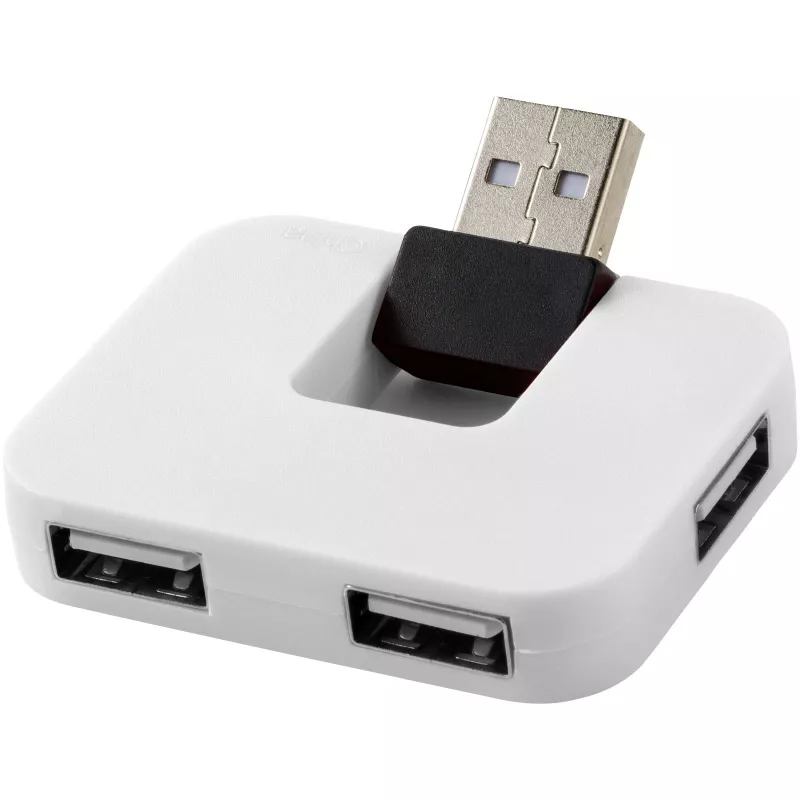 Rozdzielacz USB Gaia 4-portowy - Biały (12359801)