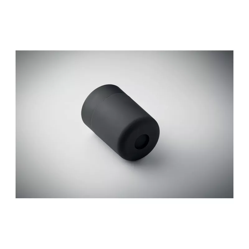 Kubek z PP z silikonową osłoną 330 ml GOBLET - Czarny (MO2773-03)