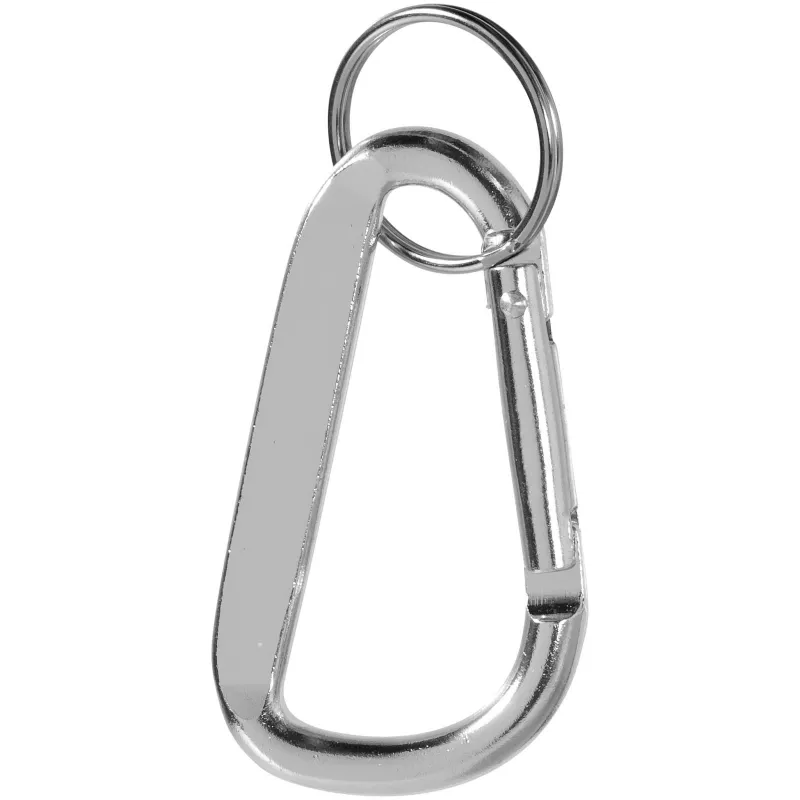 Timor brelok do kluczy z karabińczykiem wykonany z aluminium z recyklingu - Srebrny (10457281)