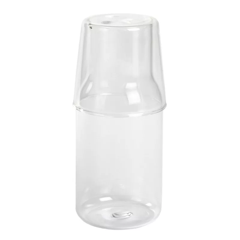 Szklana karafka ze szklanką CALMY - transparentny (56-0306038)