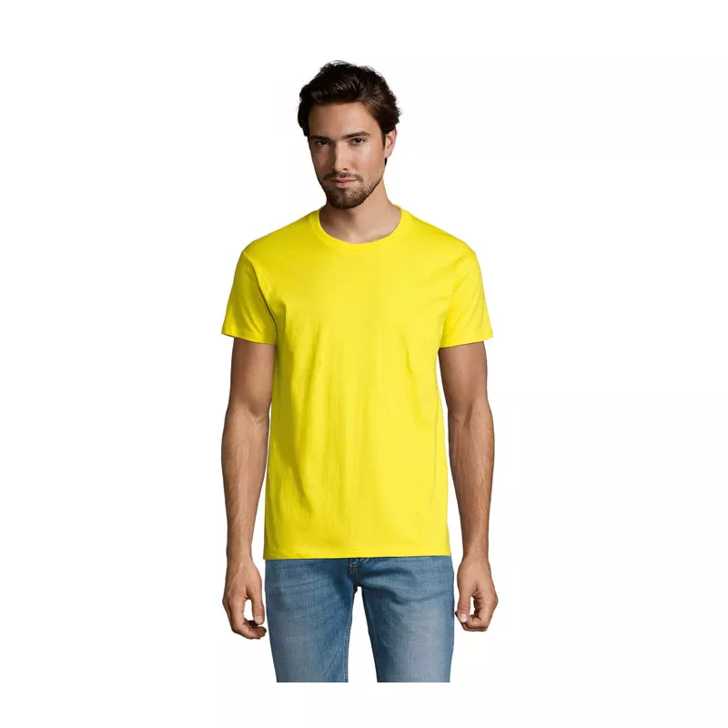 Koszulka męska bawełniana 190 g/m² Sol's IMPERIAL - Lemon (S11500-LE)