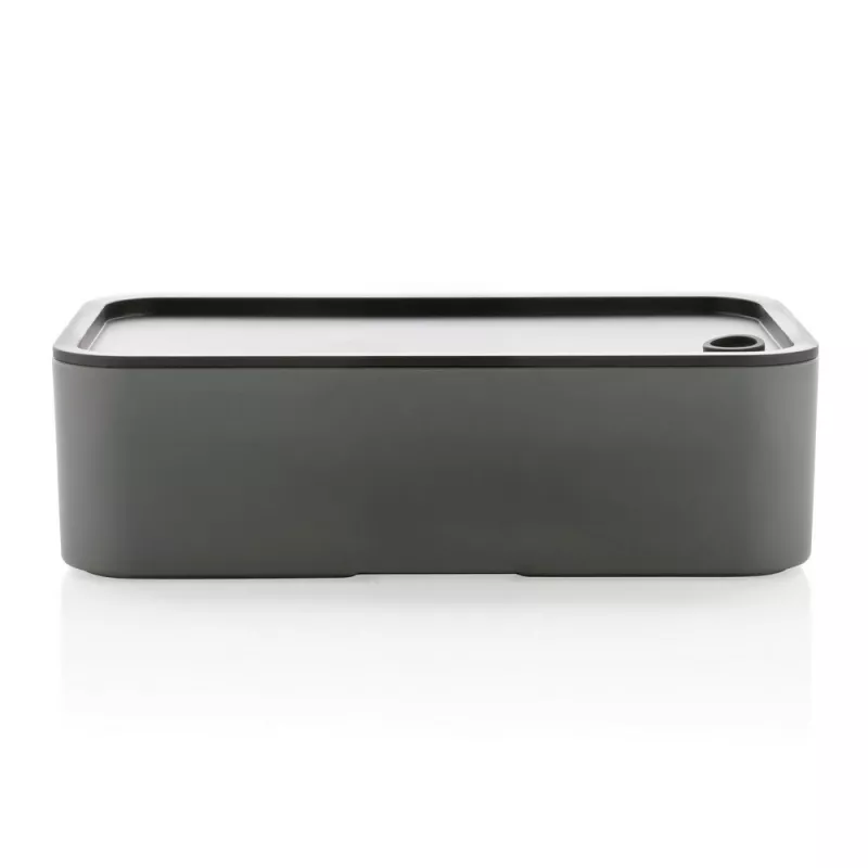 Pudełko śniadaniowe 1,2 L RPP, łyżkowidelec - grey (P269.052)