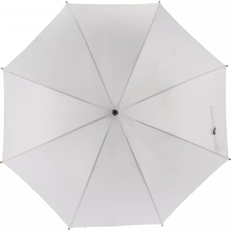 Parasol automatyczny Ø105 rPET HASSELT - biały (243606)