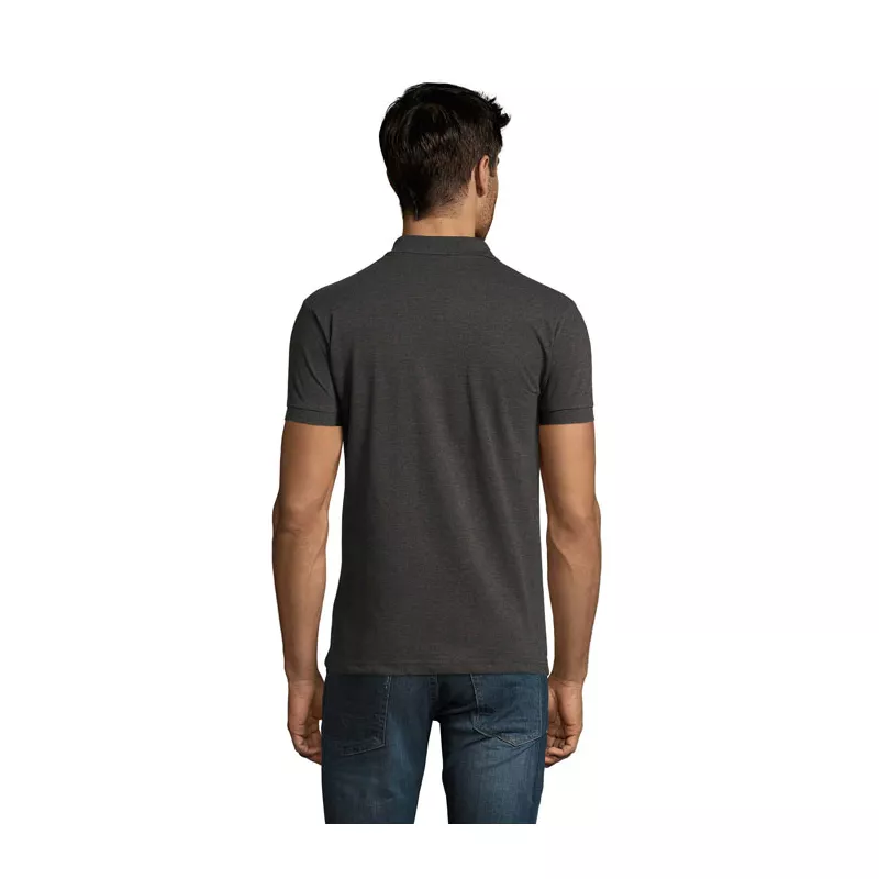Koszulka polo męska piqué 180 g/m² Sol's PERFECT MEN - Charcoal Melange (S11346-CE)