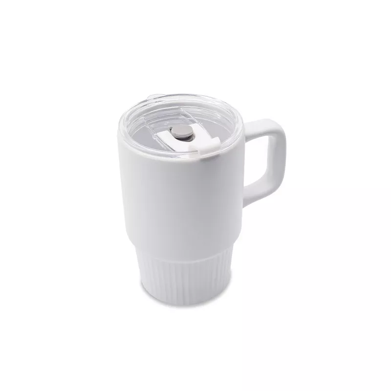 Kubek ceramiczny Azzurro 440 ml - biały (R85323.06)