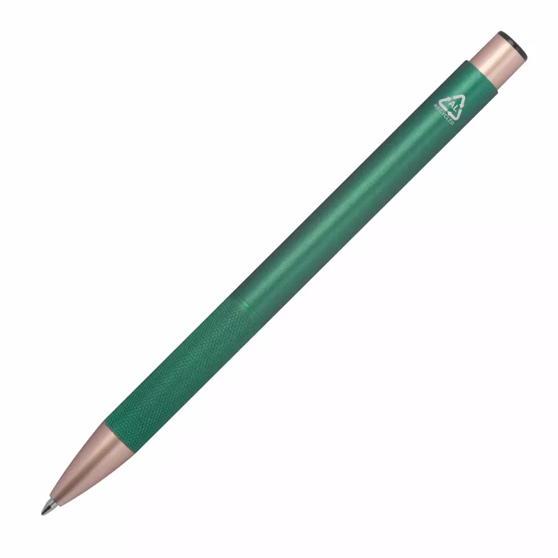Długopis aluminiowy z recyklingu - zielony (1527009)