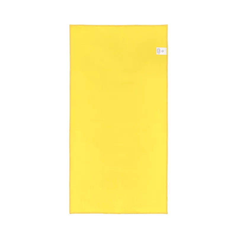 R-PET Szybkoschnący ręcznik 40×80 cm z woreczkiem, sublimacja. - żółty (LT97214-N0041)