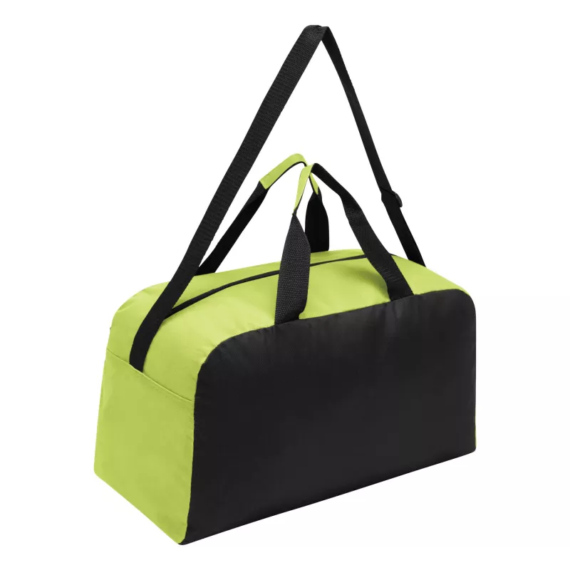 Sportowa torba - czarny, zielony (56-0808534)