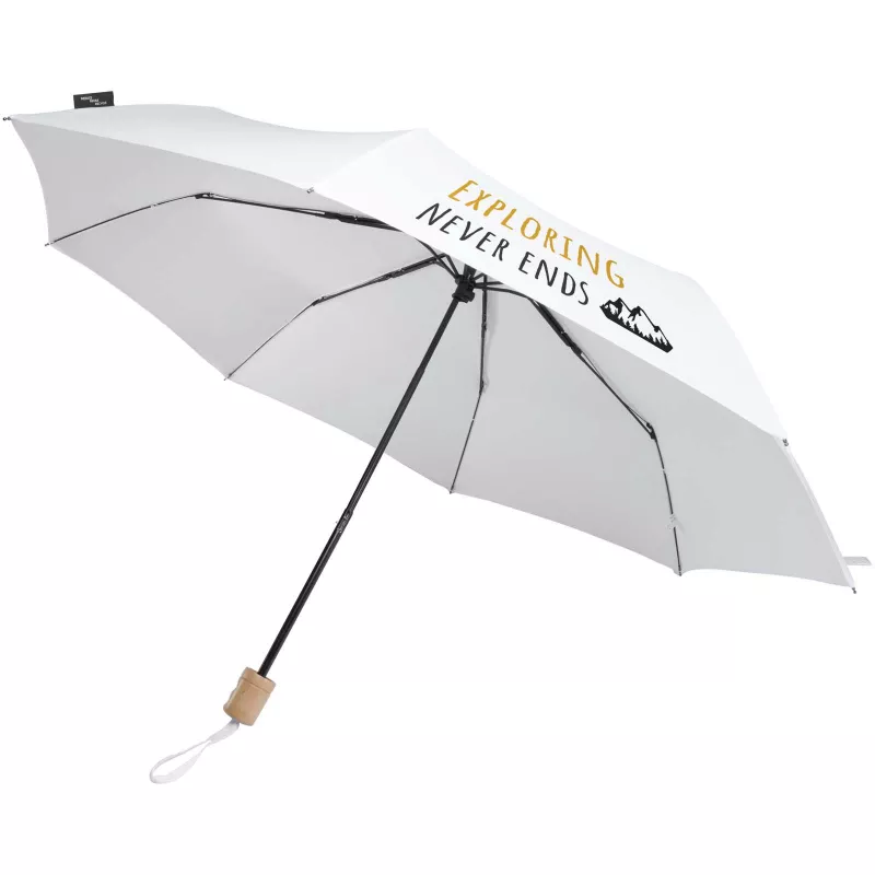 Dane Parasol RPET o średnicy 21" - Biały (11350801)