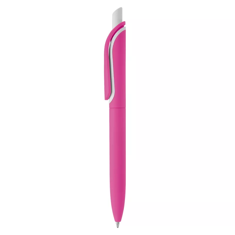 Delikatny w dotyku długopis Click Shadow Wyprodukowany w Niemczech - różowy (LT80120-N0076)