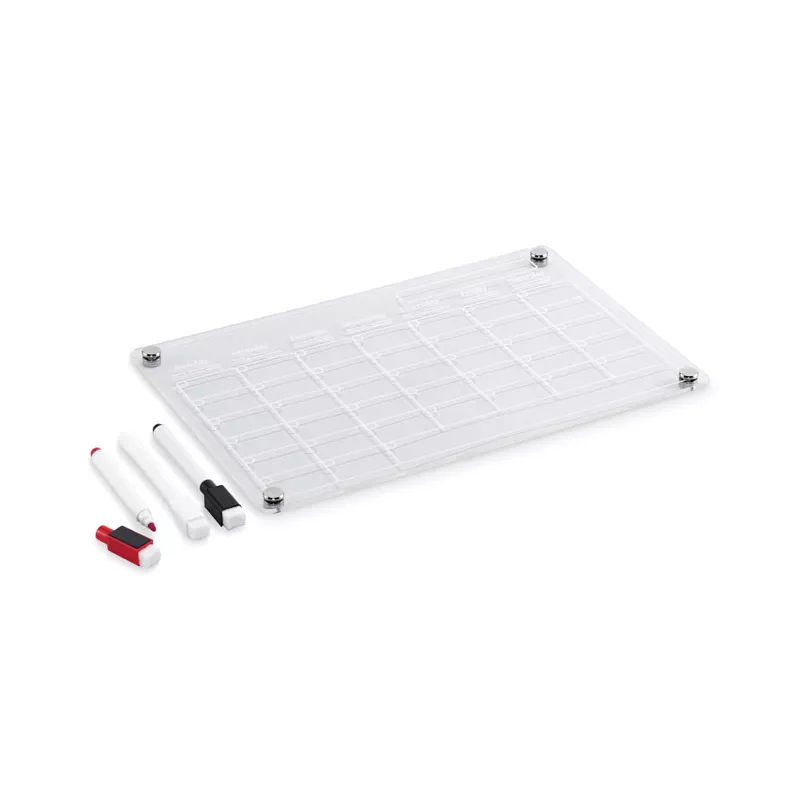 Planer miesięczny akrylowy magnetyczny A4 PLANIT - Przezroczysty (MO2886-22)