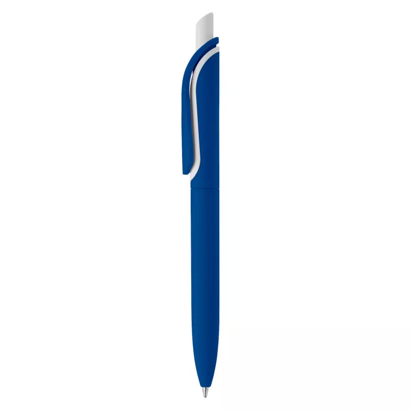 Delikatny w dotyku długopis Click Shadow Wyprodukowany w Niemczech - ciemnoniebieski (LT80120-N0010)