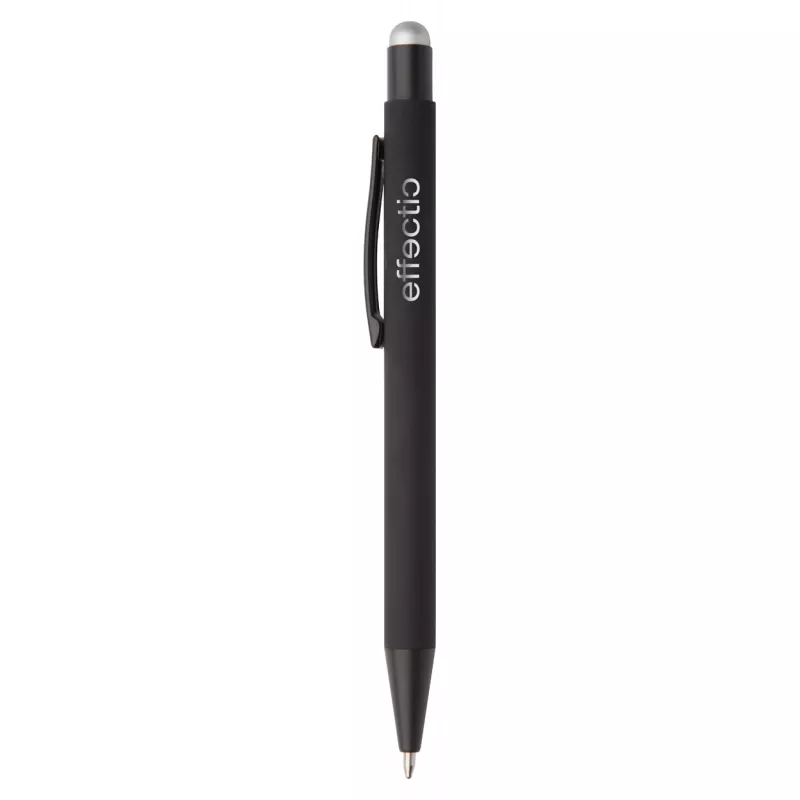 Długopis metalowy z kolorowym grawerem Pearly - srebrny (AP845170-21)