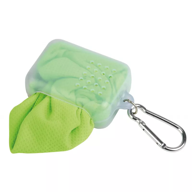 Ręcznik chłodzący z mikrofibry COOL DOWN - jasnozielony (56-0605076)