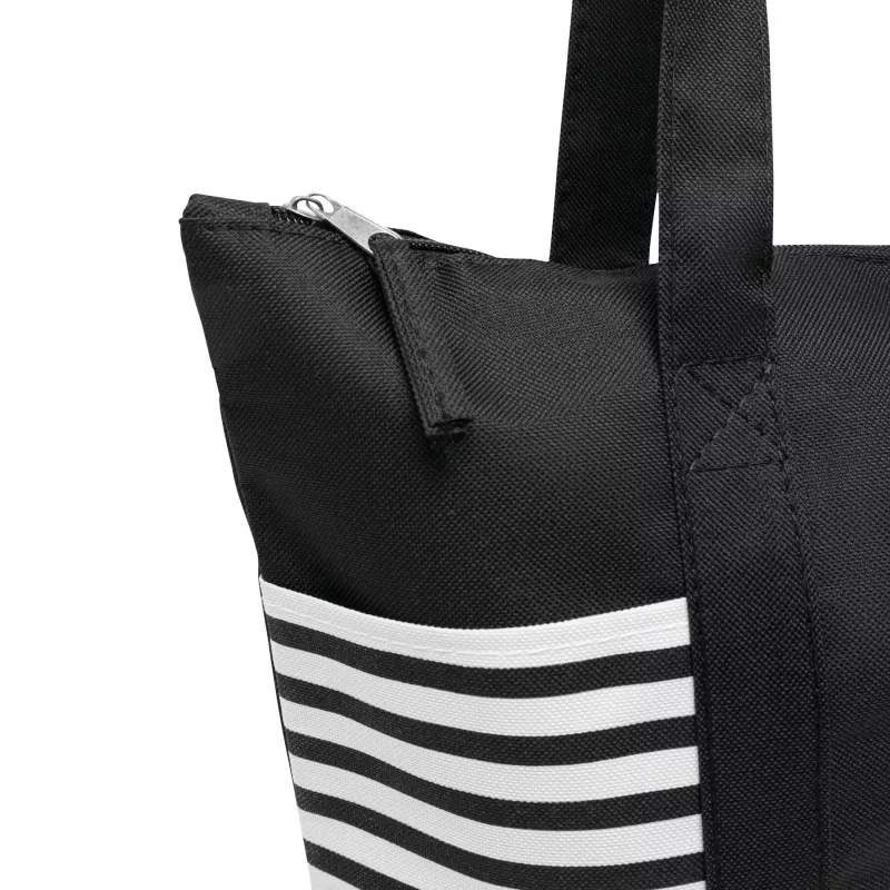 Torba na zakupy - biały, czarny (56-0820528)