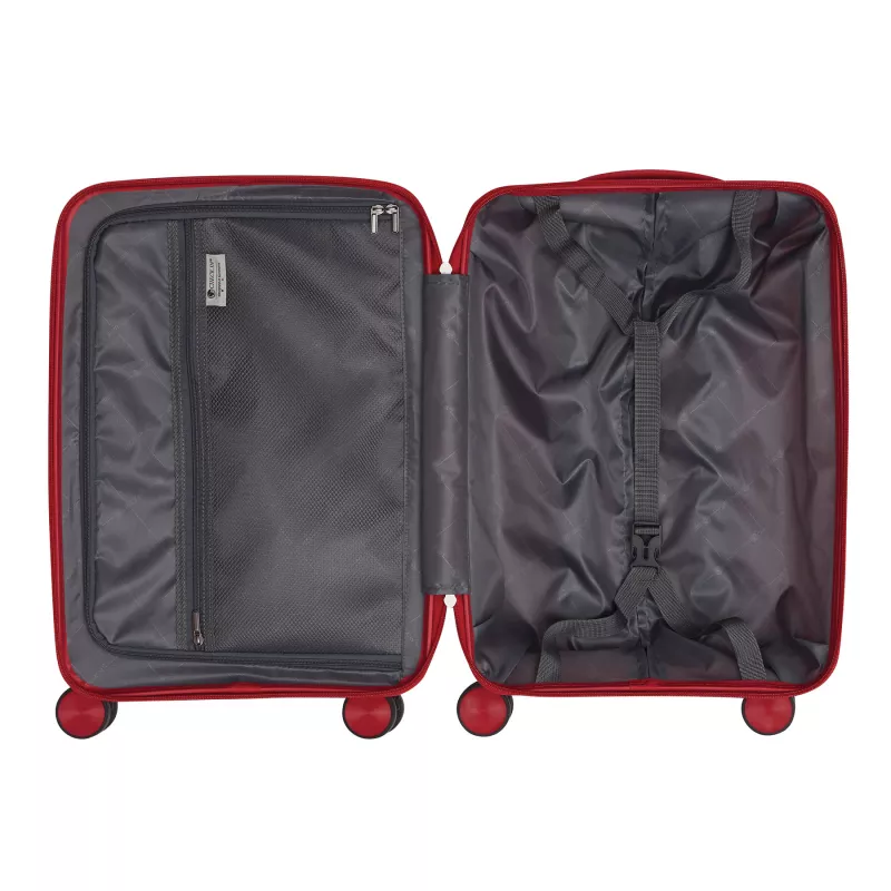 Zestaw walizek - czerwony (56-2210032)